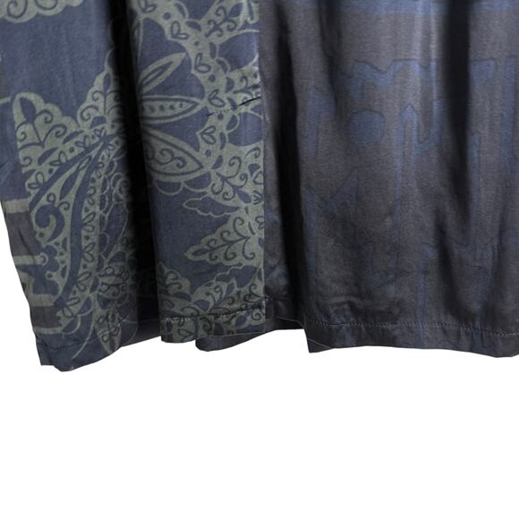 Etro Italian Silk Geometric Print 3/4 Sleeve Sheath Dress Size 8 - Picture 16 of 16